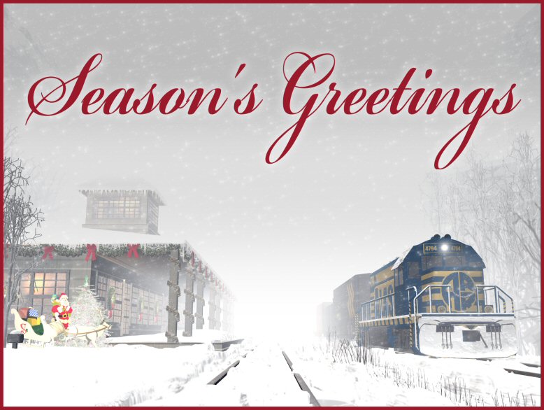 Season's Greetings 8x6